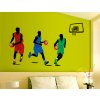 Samolepka na zeď Hráči basketbalu