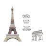 Samolepka na zeď Eiffelova věž