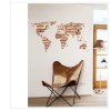 Samolepka na zeď Mapa Světa z cihel