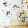 Samolepka na zeď Pejsci a tlapičky
