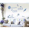 Samolepka na zeď Modré vzpomínky