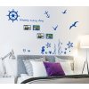 Samolepka na zeď Modré vzpomínky