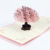 3D přání Růžový rozkvetlý strom