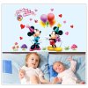 samolepka na zeď Mickey Mouse a Minnie