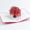 3D přání Červený strom
