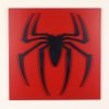 3D dřevěná nástěnná dekorace znak Spiderman