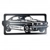 Dřevěná nástěnná dekorace černý Ford Mustang