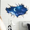 Samolepka na zeď Měsíc a hvězdy