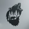Samolepka na zeď Medvěd v lese
