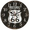 Dřevěné nástěnné hodiny Old Route 66|Zivazed.cz