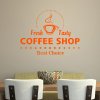 Samolepka Chuť čerstvé kávy