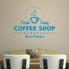 Samolepka Chuť čerstvé kávy