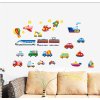 samolepka Vlaky Auta Lodě Letadla