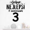 Samolepka Všechno nejlepší