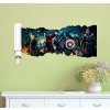 samolepka Avengers, Hulk, Hawkeye, Iron Man, Nick Fury, Kapitán Amerika, Black Widow a Thor