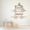 Samolepka Roztomilý jednorožec se jménem