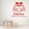 Samolepka Sova se jménem