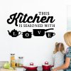 Samolepka Kuchyně okořeněná láskou