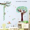 samolepka na zeď Strom s opičkami a zvířátky