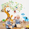 samolepka na zeď Strom a zvířátka ze Zoo