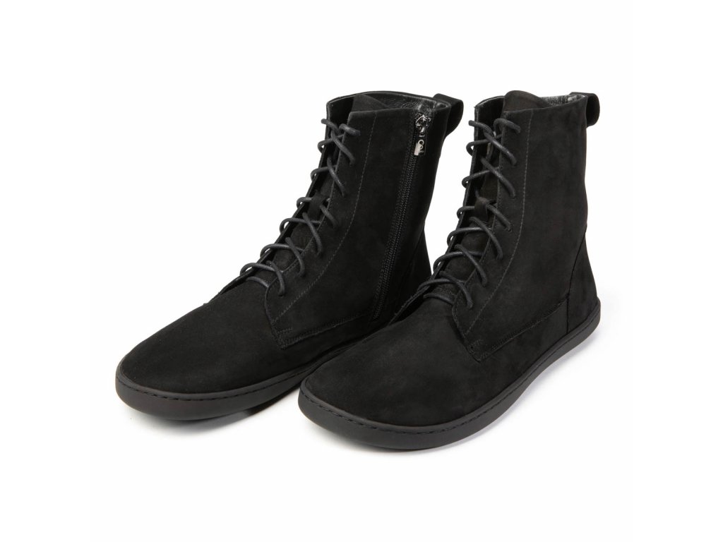 SHAPEN barefoot boots COZY black (1)