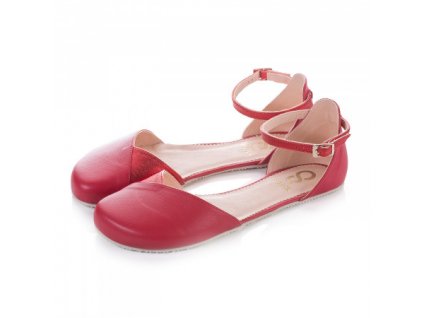 shapenbarefootdamskesandalkypoppyred1 1