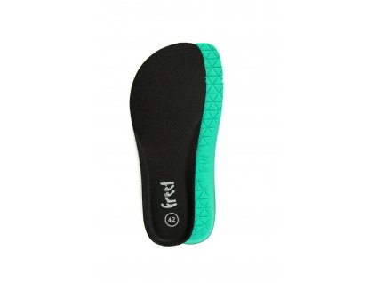 Flexile insole top and bottom