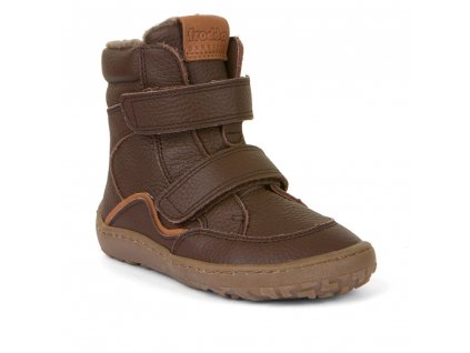 Froddo barefoot zimní kožené kotníkové G3160169-2 Brown