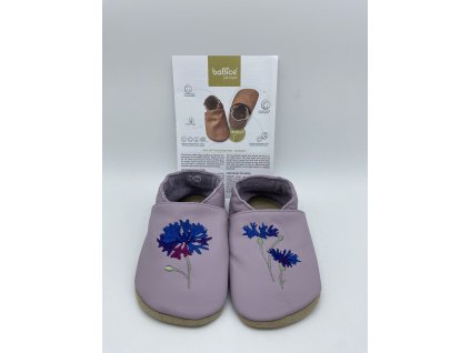 baBice lehké dětské barefoot capáčky MBE042 - Chrpa