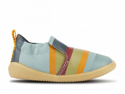 Bobux Xplorer barefoot boty pro nejmenší děti Indie Slate - Seaside