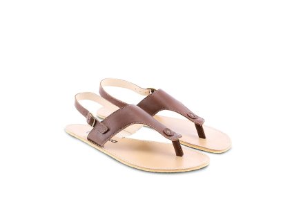 Be Lenka elegantní barefoot sandálky Promenade - Dark Brown