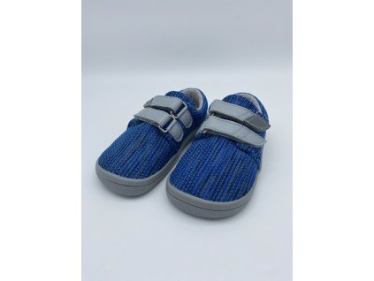 Beda dětské barefoot Pletené tenisky 0001/VGN/W - Blue Moon