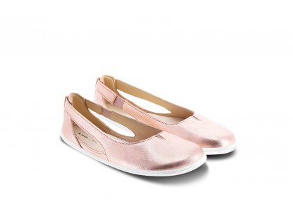 Be Lenka stylové barefoot balerínky Bellissima 2.0 – Rose Gold