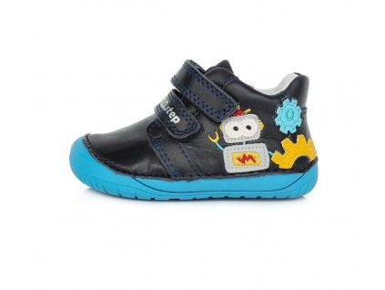 DDstep celoroční barefoot dětské boty 070-337 Royal Blue