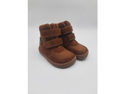 Bundgaard zimní barefoot boty s Membránou Bobbie Tex BG303288 - Brown