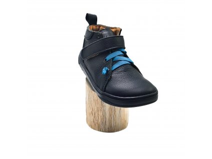 Pegres Skinny SBF62F kožené celoroční kotníčkové černé