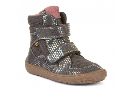 Froddo barefoot zimní s membránou G3160205-10 GREY/SILVER