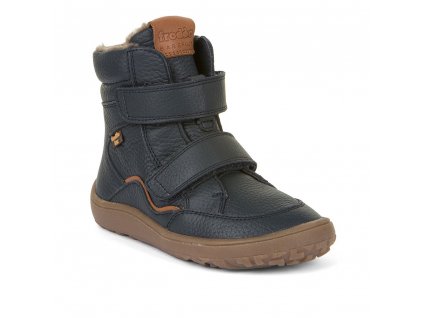 Froddo barefoot zimní kožené s membránou G3160204, G3160232 Dark Blue (Zima 2023/24, 2024/25)