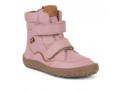 Froddo barefoot zimní kožené s membránou G3160204-7, G3160232-7 Pink (Zima 2023/24, 2024/25)