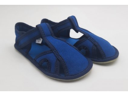 Ef Barefoot flexibilní bačkůrky pro děti 386 OTEVŘENÉ Blue