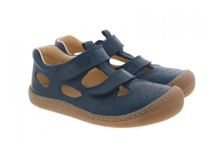 KOEL4kids dětské barefoot sandálky Bep Medium Nappa - Blue