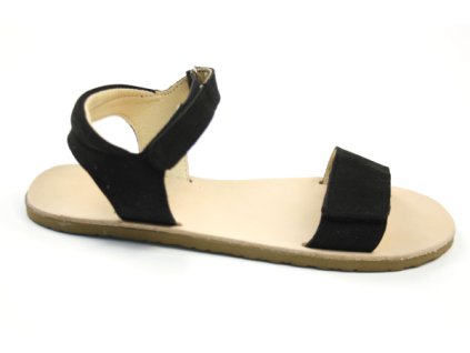 Ef Barefoot flexibilní barefoot sandálky pro dospělé Black