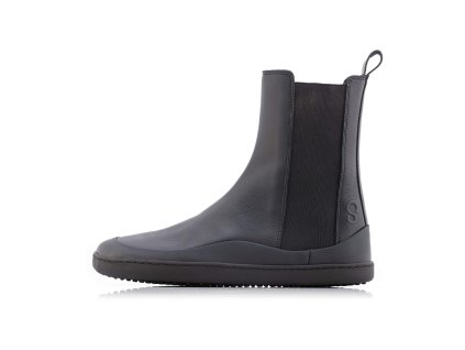 barefoot cizmy victory black leather 2845