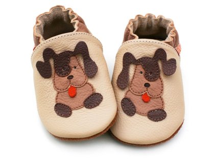 liliputi soft baby shoes beige doggies 53
