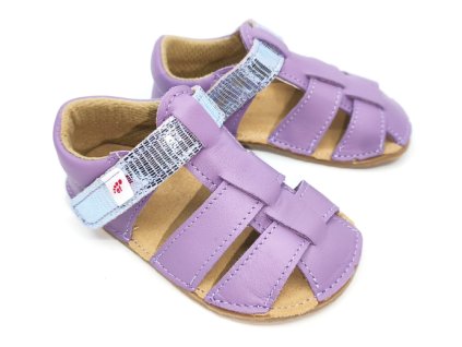 Ef Barefoot flexibilní dětské barefoot sandálky Lilac