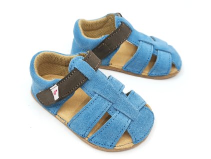 Ef Barefoot flexibilní dětské barefoot sandálky Blue
