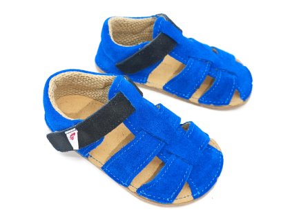 Ef Barefoot flexibilní dětské barefoot sandálky Navy