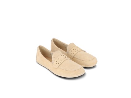 barefoot mokasiny be lenka bianca beige 93317 size large v 1