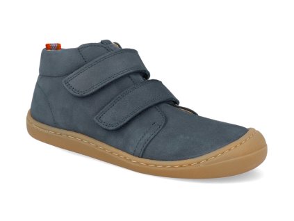 51357 2 06m002 121 110 barefoot detske kotnikove boty koel bob m leather navy 1