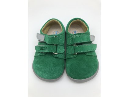 Beda celoroční ergonomické nízké barefoot boty 001/W - Sam na suché zipy